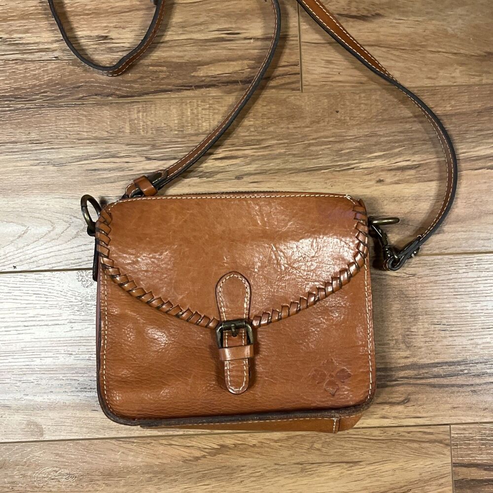 Patrish Nash London Saddle Leather Bag British Tan Crossbody Shoulder Bag Purse